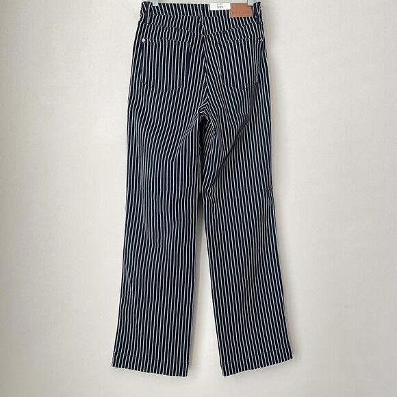 Judy Blue White Stripe Straight Fit Jeans High Rise Tummy Control 29 - Picture 9 of 10